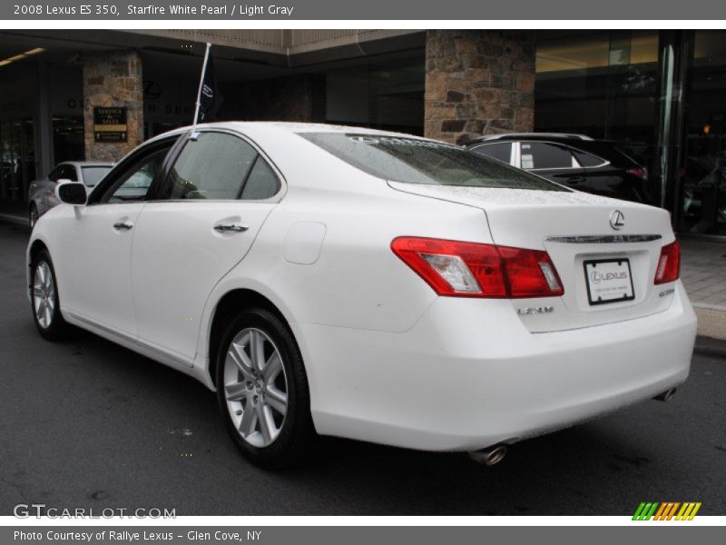 Starfire White Pearl / Light Gray 2008 Lexus ES 350