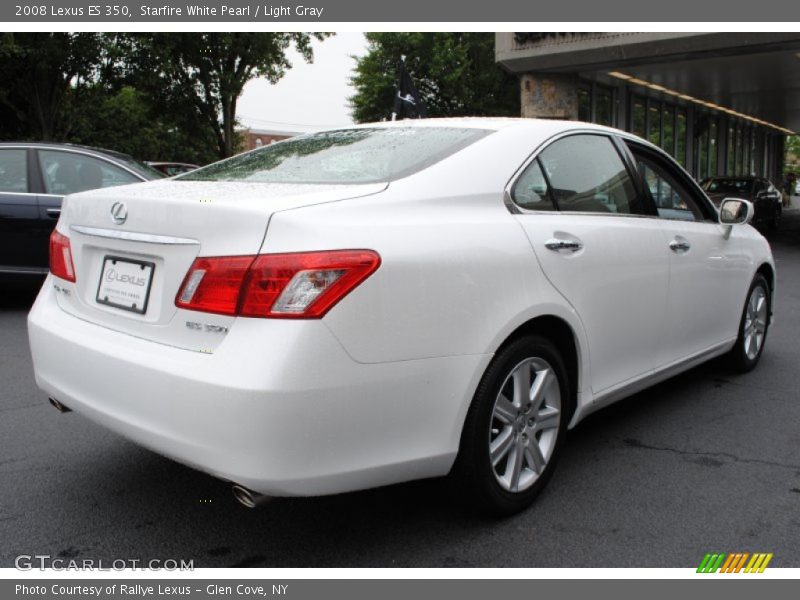 Starfire White Pearl / Light Gray 2008 Lexus ES 350