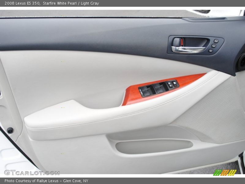 Starfire White Pearl / Light Gray 2008 Lexus ES 350