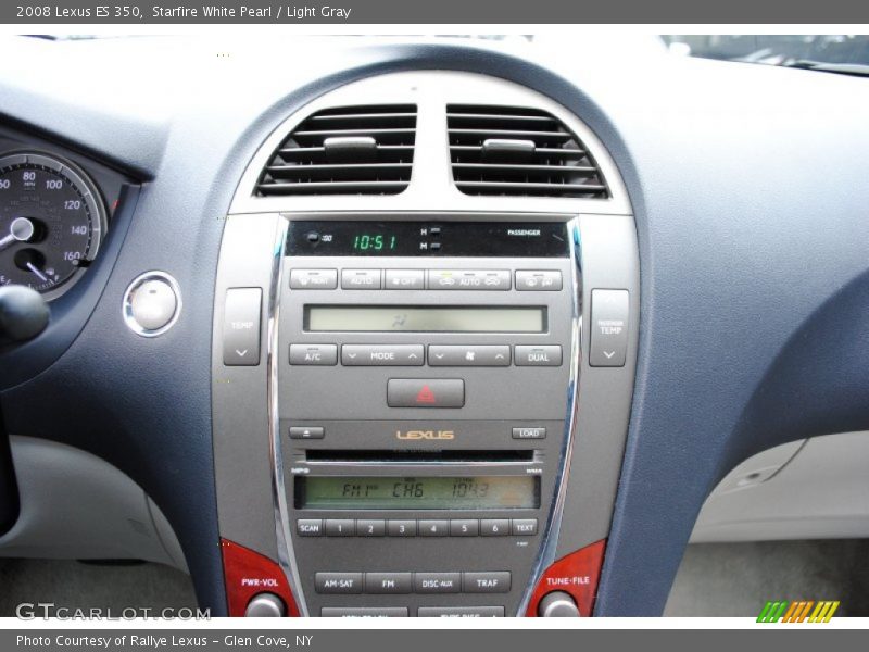 Starfire White Pearl / Light Gray 2008 Lexus ES 350