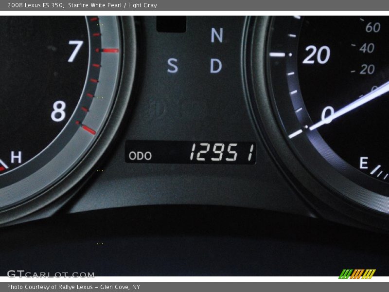 Starfire White Pearl / Light Gray 2008 Lexus ES 350