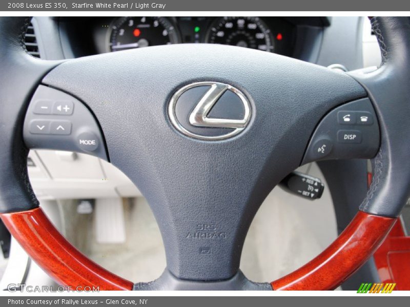 Starfire White Pearl / Light Gray 2008 Lexus ES 350