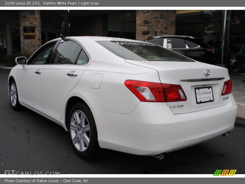 Starfire White Pearl / Light Gray 2008 Lexus ES 350