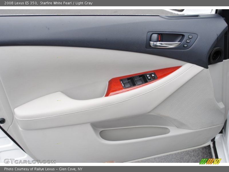 Starfire White Pearl / Light Gray 2008 Lexus ES 350