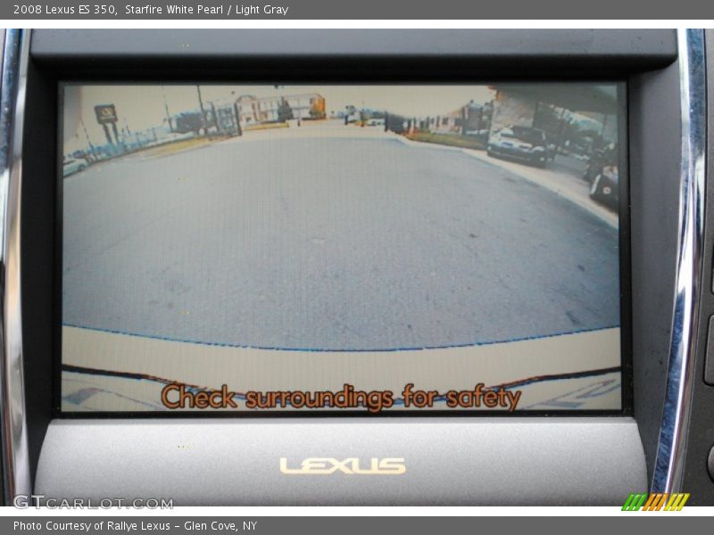 Starfire White Pearl / Light Gray 2008 Lexus ES 350