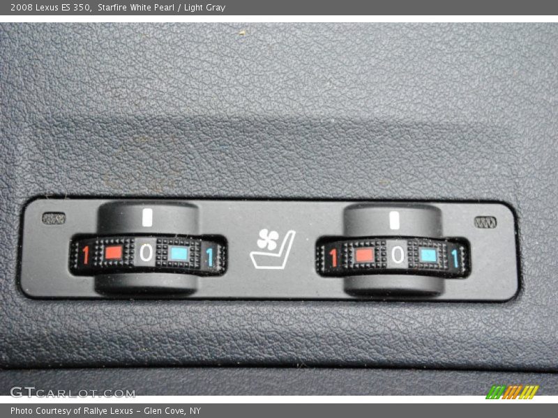 Starfire White Pearl / Light Gray 2008 Lexus ES 350