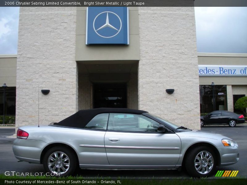 Bright Silver Metallic / Light Taupe 2006 Chrysler Sebring Limited Convertible