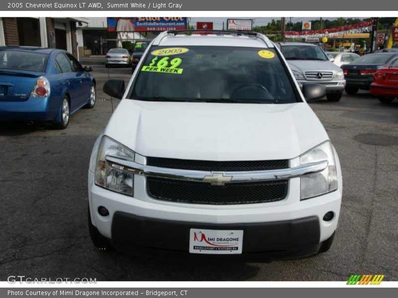 Summit White / Light Gray 2005 Chevrolet Equinox LT AWD