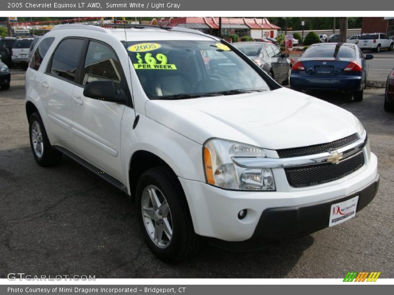 Summit White / Light Gray 2005 Chevrolet Equinox LT AWD