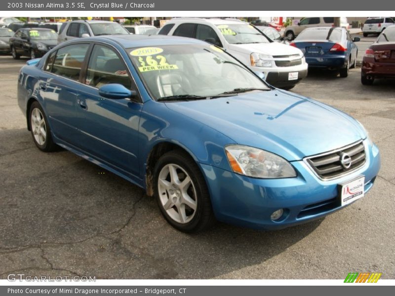 Crystal Blue / Charcoal 2003 Nissan Altima 3.5 SE