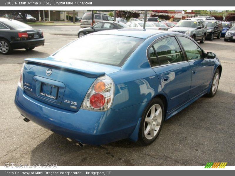 Crystal Blue / Charcoal 2003 Nissan Altima 3.5 SE