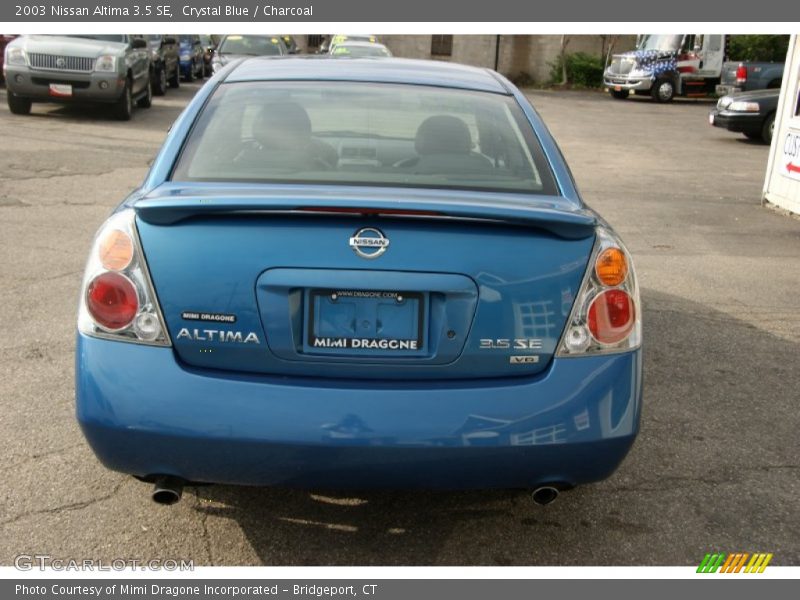 Crystal Blue / Charcoal 2003 Nissan Altima 3.5 SE