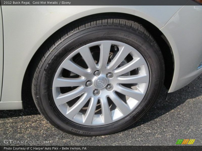 Gold Mist Metallic / Ebony 2012 Buick Regal