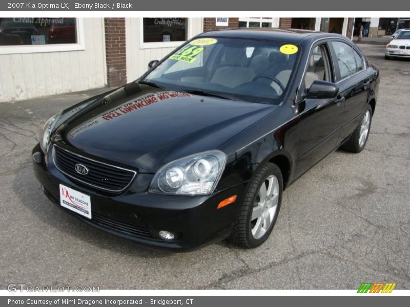 Ebony Black / Black 2007 Kia Optima LX