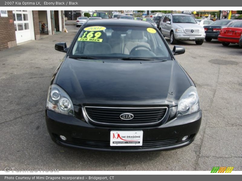 Ebony Black / Black 2007 Kia Optima LX