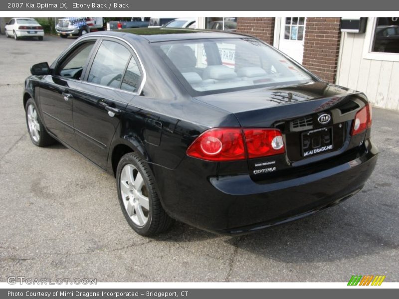 Ebony Black / Black 2007 Kia Optima LX