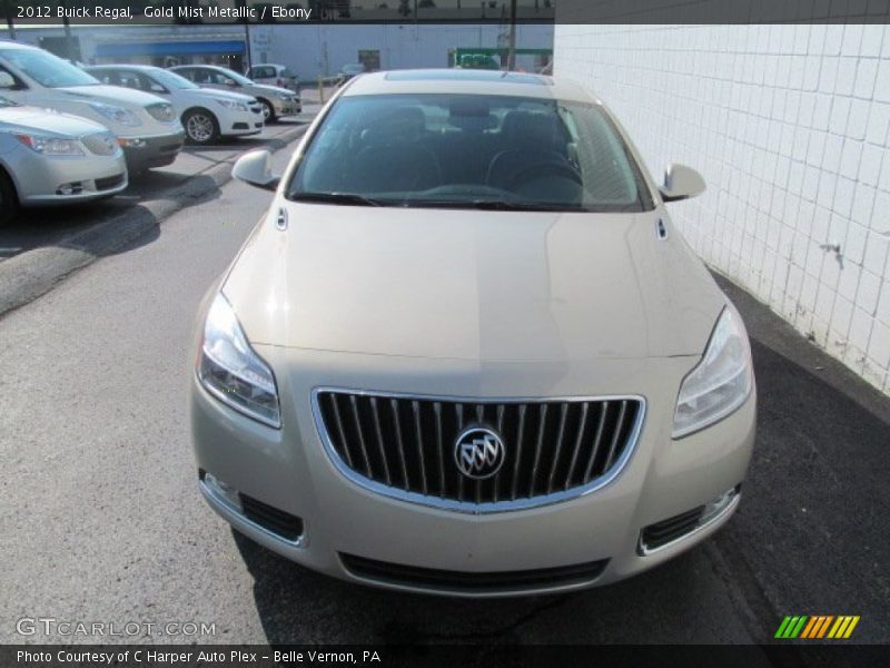 Gold Mist Metallic / Ebony 2012 Buick Regal