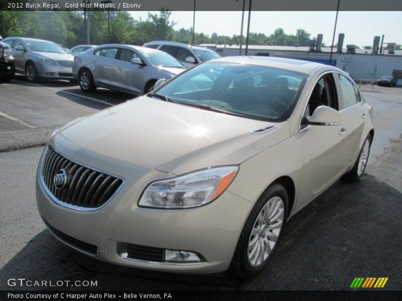 Gold Mist Metallic / Ebony 2012 Buick Regal