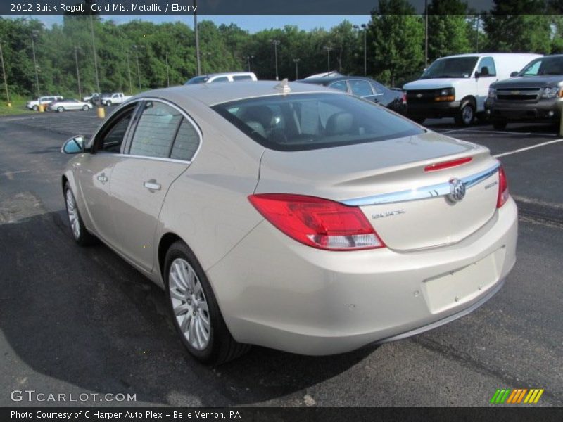 Gold Mist Metallic / Ebony 2012 Buick Regal