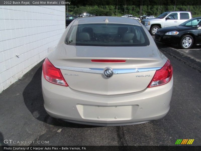 Gold Mist Metallic / Ebony 2012 Buick Regal