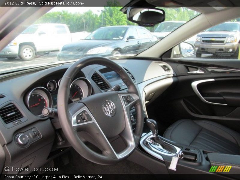 Gold Mist Metallic / Ebony 2012 Buick Regal