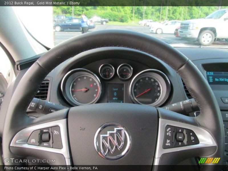 Gold Mist Metallic / Ebony 2012 Buick Regal