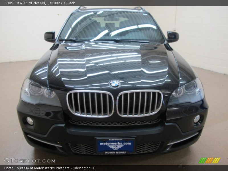 Jet Black / Black 2009 BMW X5 xDrive48i