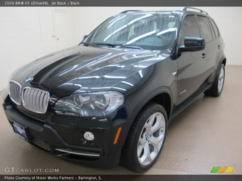 Jet Black / Black 2009 BMW X5 xDrive48i