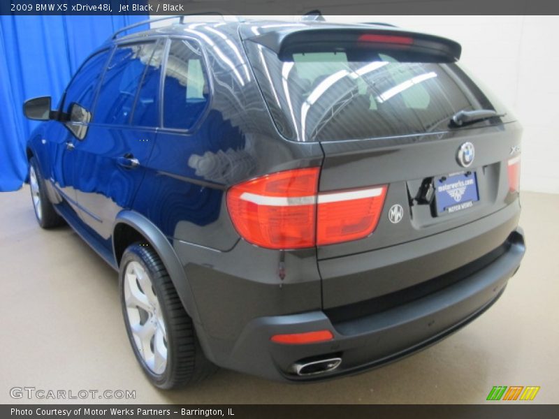 Jet Black / Black 2009 BMW X5 xDrive48i