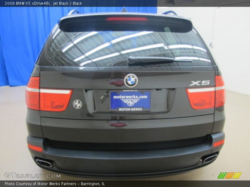 Jet Black / Black 2009 BMW X5 xDrive48i