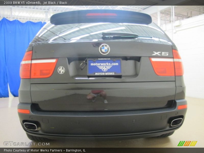 Jet Black / Black 2009 BMW X5 xDrive48i
