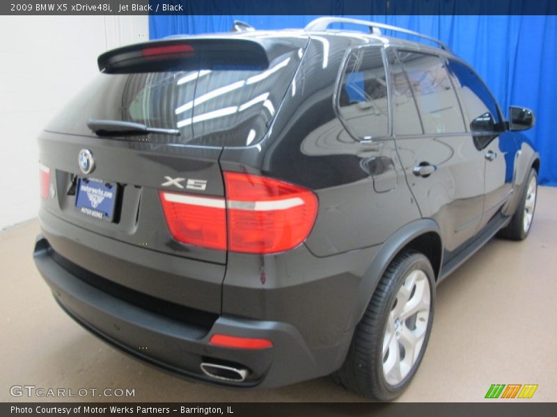 Jet Black / Black 2009 BMW X5 xDrive48i