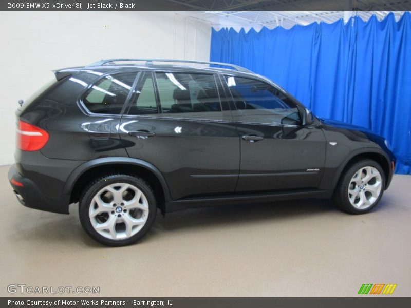 Jet Black / Black 2009 BMW X5 xDrive48i