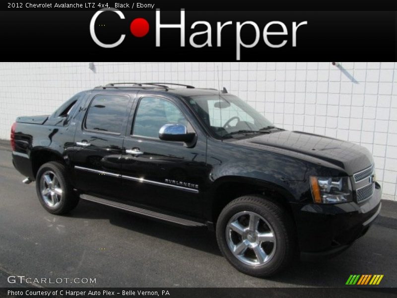 Black / Ebony 2012 Chevrolet Avalanche LTZ 4x4