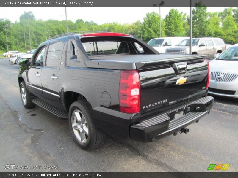 Black / Ebony 2012 Chevrolet Avalanche LTZ 4x4