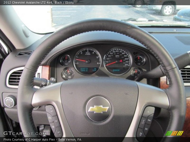Black / Ebony 2012 Chevrolet Avalanche LTZ 4x4