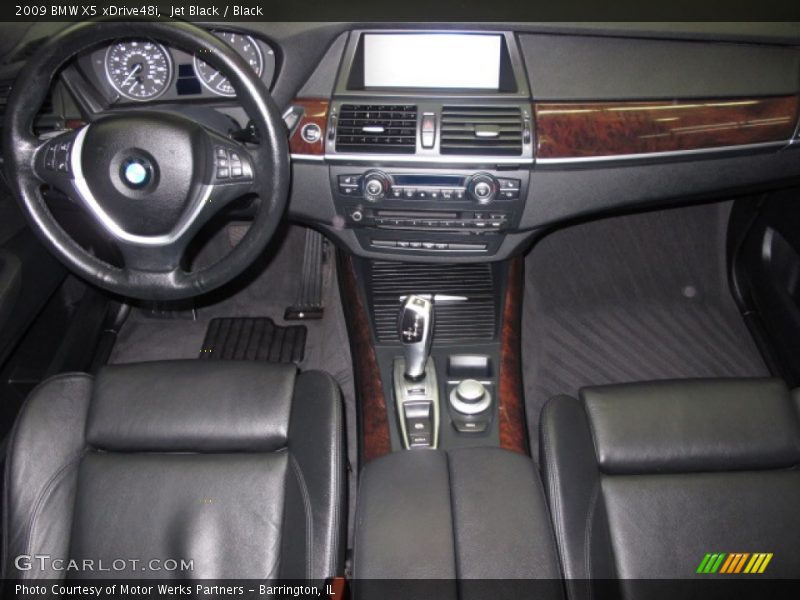 Jet Black / Black 2009 BMW X5 xDrive48i