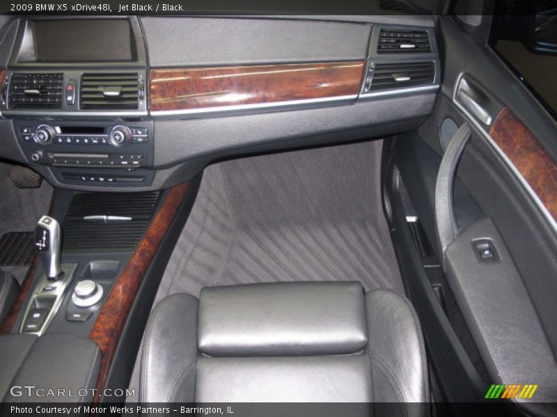 Jet Black / Black 2009 BMW X5 xDrive48i
