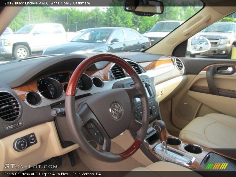 White Opal / Cashmere 2012 Buick Enclave AWD
