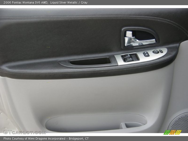 Liquid Silver Metallic / Gray 2006 Pontiac Montana SV6 AWD