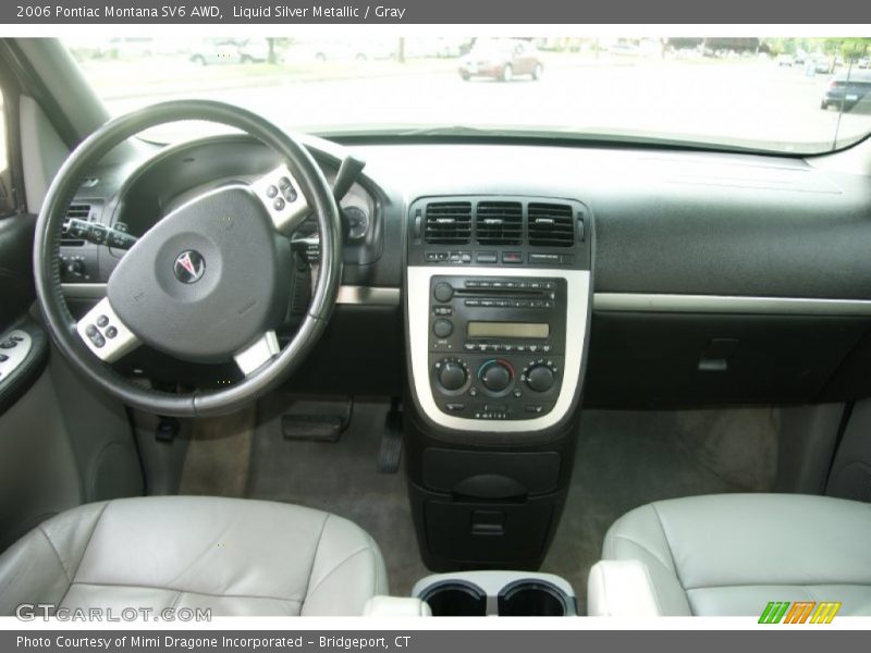 Liquid Silver Metallic / Gray 2006 Pontiac Montana SV6 AWD