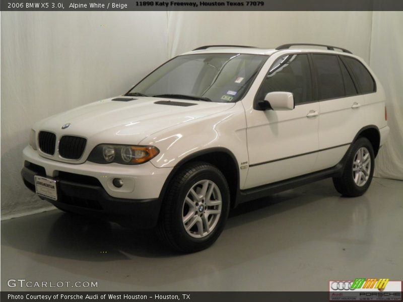 Alpine White / Beige 2006 BMW X5 3.0i