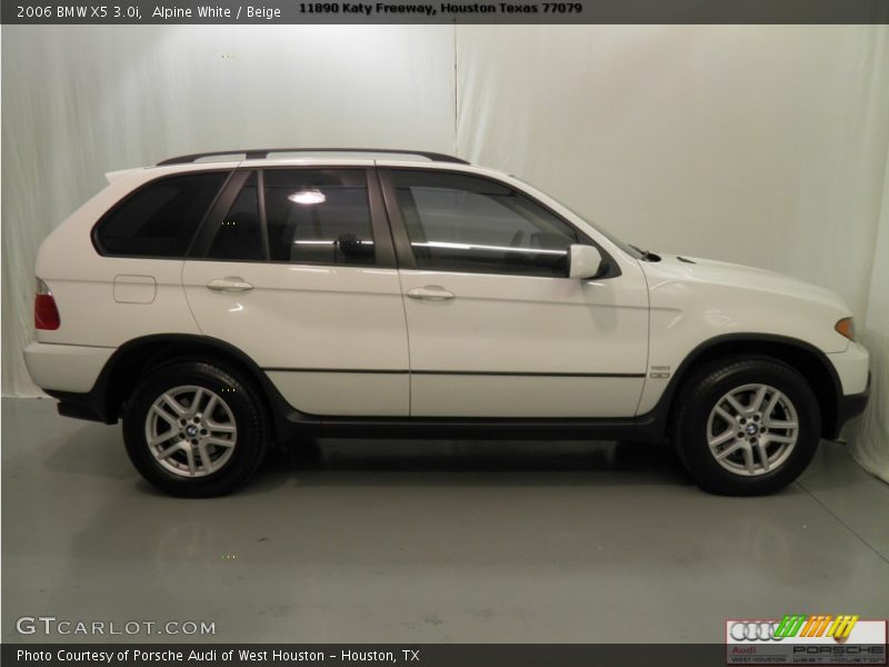Alpine White / Beige 2006 BMW X5 3.0i