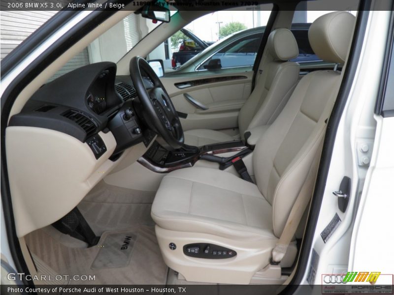 Alpine White / Beige 2006 BMW X5 3.0i
