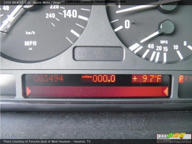 Alpine White / Beige 2006 BMW X5 3.0i