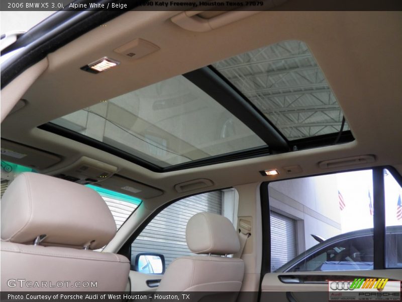 Alpine White / Beige 2006 BMW X5 3.0i