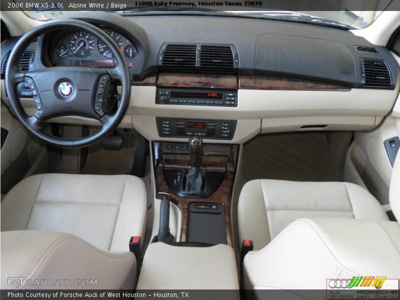Alpine White / Beige 2006 BMW X5 3.0i