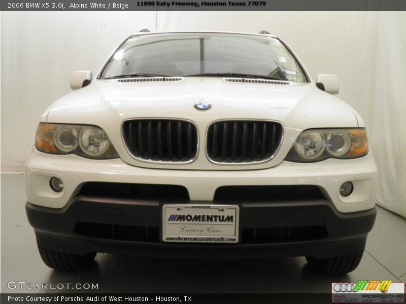 Alpine White / Beige 2006 BMW X5 3.0i