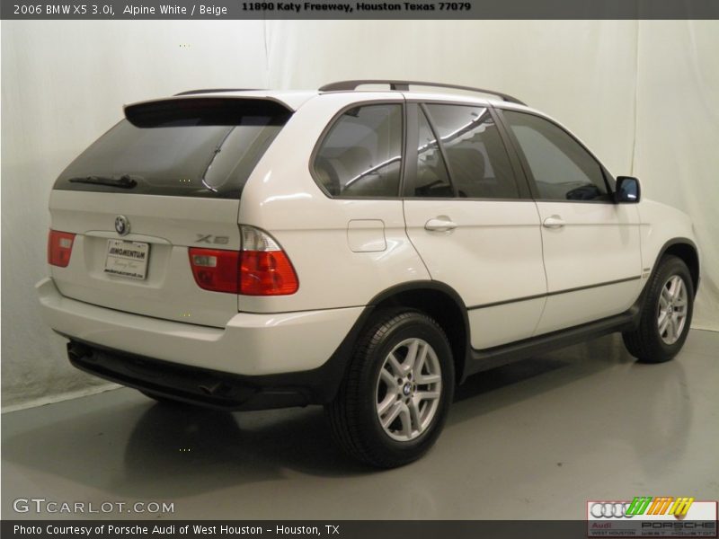 Alpine White / Beige 2006 BMW X5 3.0i