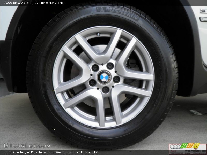 Alpine White / Beige 2006 BMW X5 3.0i